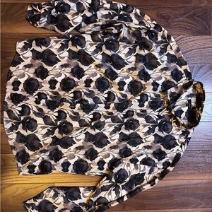 Floral Button-Up Dress Shirt